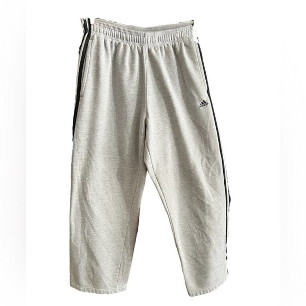 Adidas Sweatpants Men’s Size Large Gray/Black